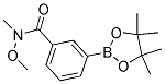 3-[Methoxy(methyl)carbamoyl]benzeneboronic acid, pinacol ester Struktur