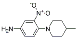 4-(4-Methylpiperidin-1-yl)-3-nitroaniline Struktur