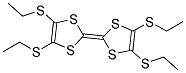 TETRAKIS(ETHYLTHIO)TETRATHIAFULVALENE [ORGANIC ELECTRONIC MATERIAL] Struktur