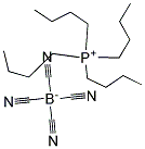 TETRABUTYLPHOSPHONIUM TETRACYANOBORATE Struktur