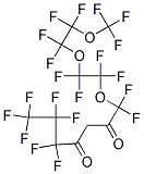 5H,5H-PERFLUORO-8,11,14-TRIOXAPENTADECANE-4,6-DIONE Struktur
