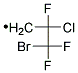 (3-BROMO-2-CHLORO-2,3,3-TRIFLUOROPROPYL) Struktur