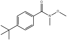 4-(tert-Butyl)-N-methoxy-N-methylbenzamide Struktur