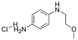 N-METHOXYETHYL-p-PHENYLENEDIAMINE HCL Structure