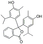 THYMOLPHTALEIN Struktur