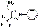 (3-(TRIFLUOROMETHYL)-1-PHENYL-1H-PYRAZOL-4-YL)METHANAMINE Structure