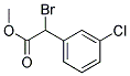 Alpha Bromo-3-Chloro Phenyl Acetic Acid / Methyl Ester  Structure