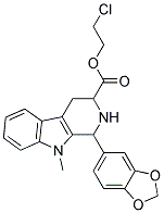 (6R,12ar)-1,2,3,4-Tetrahydro-2-Chloroethyl-1-(3,4-Methylenedioxyphenyl)-9H-Pyrido[3,4-B]Indole-3-Carboxylic Methyl Ester|