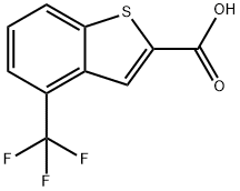 4-(三氟甲基)苯并[B]噻吩-2-羧酸, 826995-55-5, 結(jié)構(gòu)式