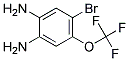 4-BROMO-5-(TRIFLUOROMETHOXY)-1,2-PHENYLENEDIAMIN Struktur