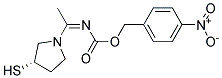 P-Nitrobenzyl 1-((S)-3-Mercaptopyrrolidin-1-Yl)Ethylidene Carbamate Struktur