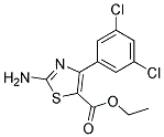Ethyl 2-Amino-4-(3,5-Dichlorophenyl)-5-Thiazole-Carboxylate Structure