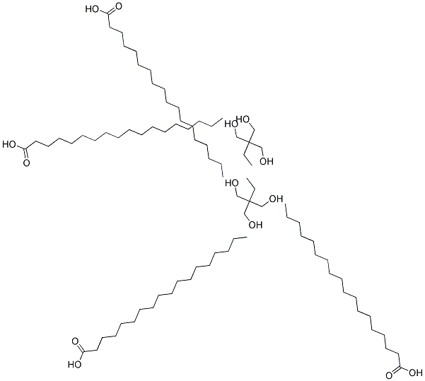 DITRIMETHYLOLPROPANE TETRASTEARATE Struktur