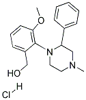 [3-METHOXY-2-(4-METHYL-2-PHENYL-PIPERAZIN-1-YL)-PHENYL]-METHANOL HCL Struktur