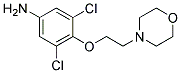 4-(2-MORPHOLINOETHOXY)-3,5-DICHLOROBENZENAMINE Struktur