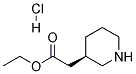 Ethyl (R)-3-piperidineacetate hydrochloride Struktur