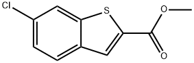 Methyl 6-chlorobenzo[b]thiophene-2-carboxylate Struktur