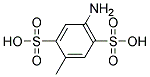 4-Amino-1-Methyl Benzene-2,5-Disulfonic Acid Structure