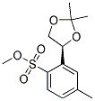 [(4S)-2,2-dimethyl-1,3-dioxolan-4-yl]methyl 4-methylbenzenesulfonate Struktur