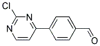4-(2-Chloro-pyrimidin-4-yl)-benzaldehyde Struktur