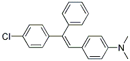 4-(4-CHLORO-A-PHENYLSTYRYL)-N,N-DIMETHYLANILINE Struktur