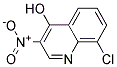 8-CHLORO-4-HYDROXY-3-NITROQUINOLINE
 Struktur