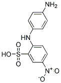 N-(4-AMINOPHENYL)-4-NITROANILINE-2-SULFONIC ACID Struktur