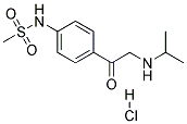 4-(2-Isopropylamineacetyl) Methylsulfonyl Aniline HCl Struktur