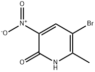 5-BROMO-2-HYDROXY-3-NITRO-6-PICOLINE Struktur