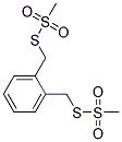 S,S'-(O-PHENYLENEDIMETHYLENE)BIS(METHANETHIOSULFONATE) Structure