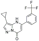 3-cyclopropyl-5-[3-(trifluoromethyl)phenyl]pyrazolo[1,5-a]pyrimidin-7(4H)-one Structure