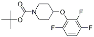4-(2,3,6-Trifluoro-phenoxy)-piperidine-1-carboxylic acid tert-butyl ester Struktur