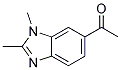 6-ACETYL-1,2-DIMETHYLBENZIMIDAZOLE Struktur