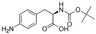 (2R)-3-(4-aminophenyl)-2-[(tert-butoxycarbonyl)amino]propanoic acid Struktur
