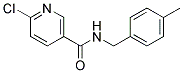 6-Chloro-N-(4-methyl-benzyl)-nicotinamide Struktur