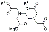 Ethylenediaminetetraacetic acid, monomagnesium dipotassium salt Structure
