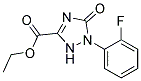 Ethyl1-(2-fluorophenyl)-2,5-dihydro-5-oxo-1H-1,2,4-triazole-3-carboxylate Struktur