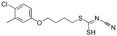 [3-(4-Chloro-3-methylphenoxy)propyl]methyl-cyanocarbonimidodithioate Struktur