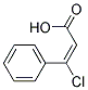 (E)-B-CHLOROCINNAMICACID Struktur
