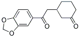 3-(3,4-METHYLENEDIOXYBENZOYLMETHYL)CYCLOHEXAN-1-ONE Struktur