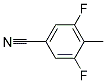 4-CYANO-2,6-DIFLUOROTOLUENE
 Structure