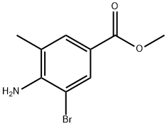 Methyl-4-amino-3-bromo-5-methylbenzoate Struktur
