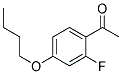 4'-Butoxy-2'-fluoracetophenone Struktur