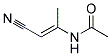 N-(2-CYANO-1-METHYLVINYL)ACETAMIDE Struktur