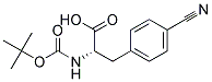 N-tert-Butoxycarbonyl-L-3-(4-cyanophenyl)alanine Struktur