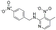 (4-Methyl-3-nitro-pyridin-2-yl)-(4-nitro-benzyl)-amine Struktur