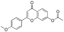7-ACETOXY-2-(P-METHOXYPHENYL)-4-CHROMENONE Struktur