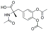 N-ACETYL-3-(3,4-DIACETOXYPHENYL)-2-METHYL-L-ALANINE Struktur