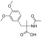 N-ACETYL-3,4-DIMETHOXY-A-METHYL-DL-PHENYLALANINE Struktur