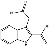 3-(羧甲基)-1H-吲哚-2-羧酸 結(jié)構(gòu)式